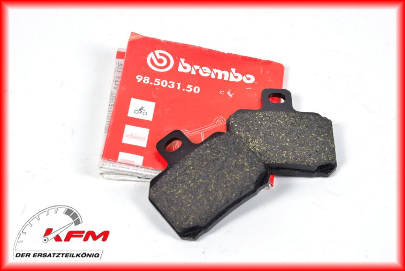 61340382A Ducati Set rear brake pads - KFM-Motorraeder