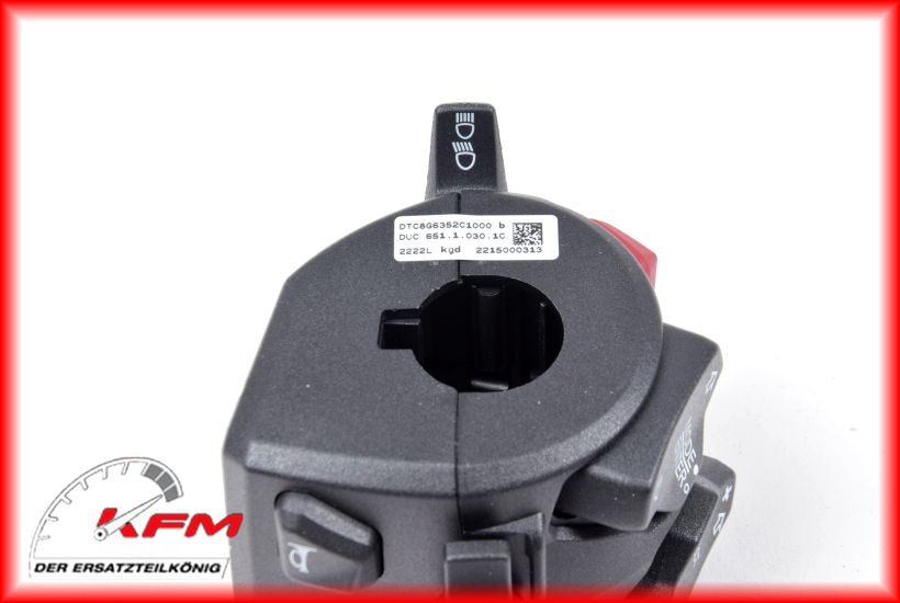 65110301C Ducati Left handlebar switch - KFM-Motorraeder