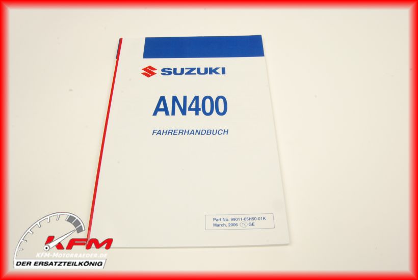 Product main image Suzuki Item no. 9901105H5001K