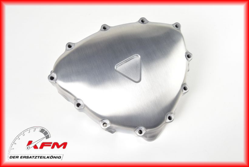 T1260896 Triumph Alternator Cover, Brushed & Chromate